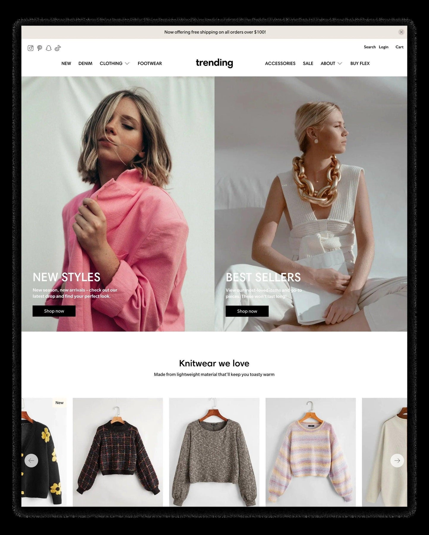 Flex Shopify Theme: Versatile, Dynamic, and Modern E-commerce Design for Your Online Store - Eliv8 Digitals